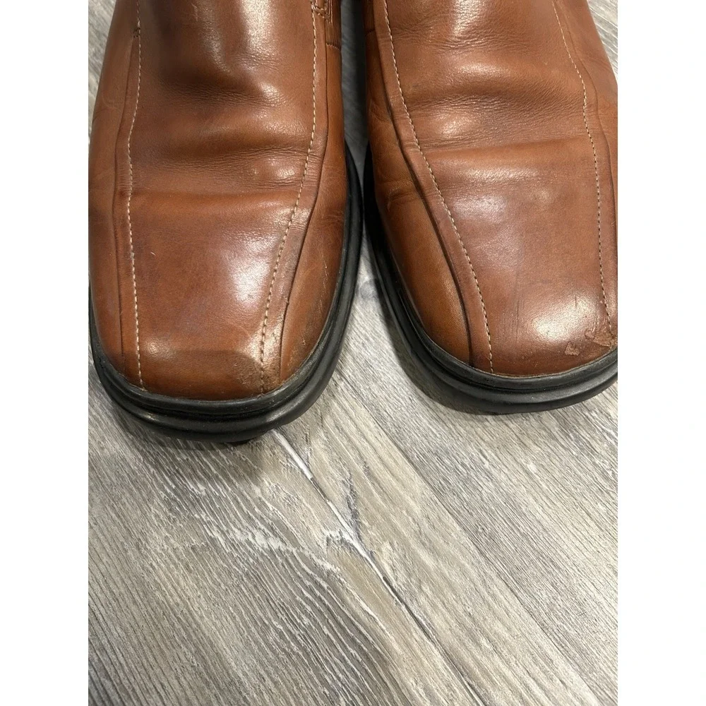 Cole Haan NikeAir C08093 Men's‎ Brown Leather Slip-On Loafers Size 11M SHOE